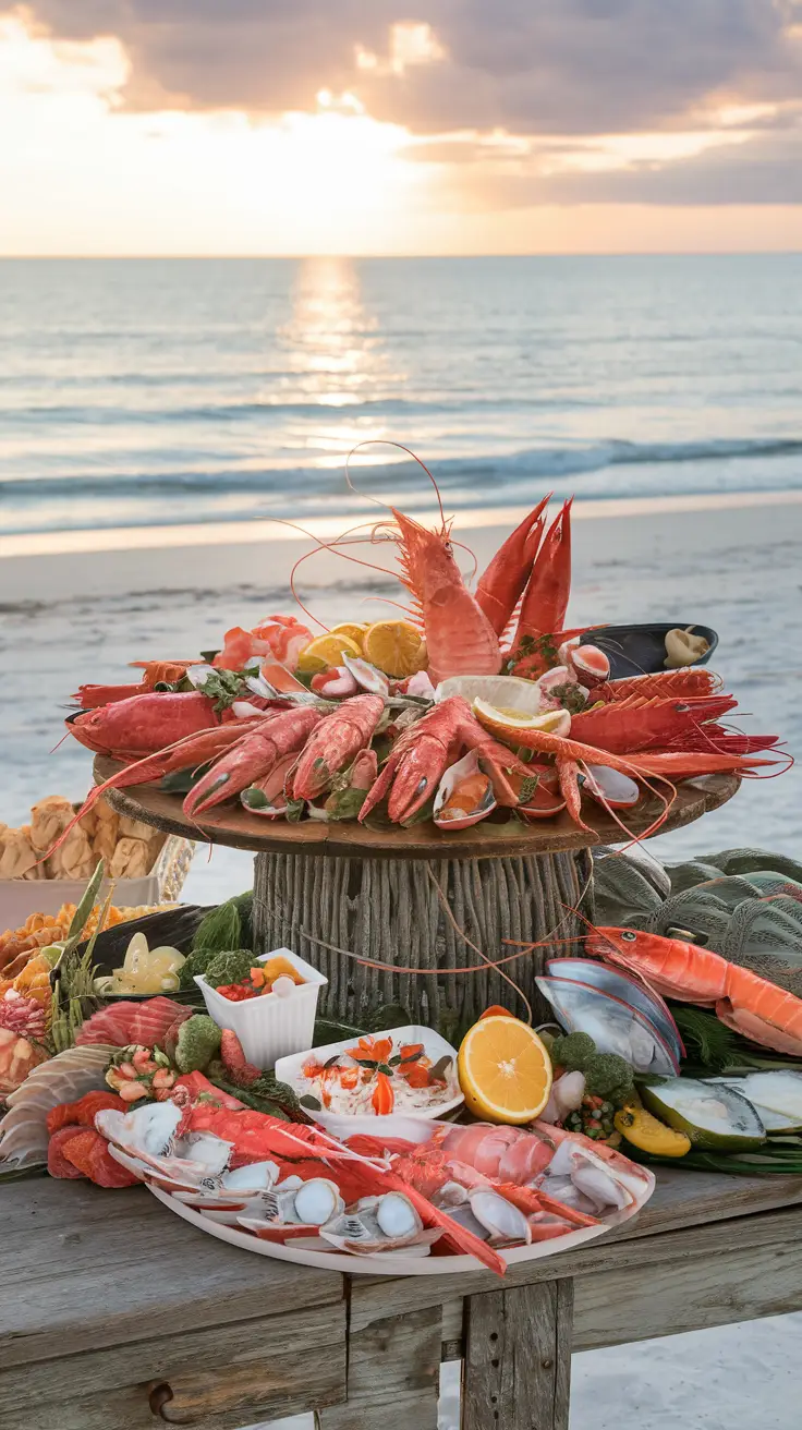 Entire Key Largo Seafood in a Rustic Setting